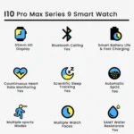 i10 Pro Max Series 9 Smart Watch